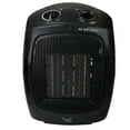 thumbnail image 1 of Vie Air 1500W Portable 2-Settings Office Black Ceramic Heater with Adjustable Thermostat, 1 of 5