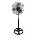 thumbnail image 1 of Vie Air VA-18PB 18 in. Industrial Heavy Duty Pedestal Oscillating Metal Stand Fan, 1 of 2