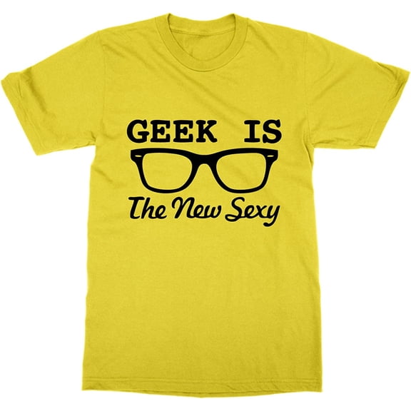 Geek is the New Sexy T-shirt (YELLOW, XL)