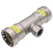 Viega 25506 MegaPressG 1-1/4 inch Press x 3/4, Carbon Steel Tee