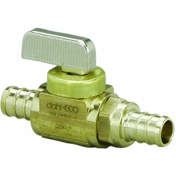 Viega 46044 PureFlow Zero Lead PEX Crimp Ball Valve with 3/4-Inch by 3/4-Inch