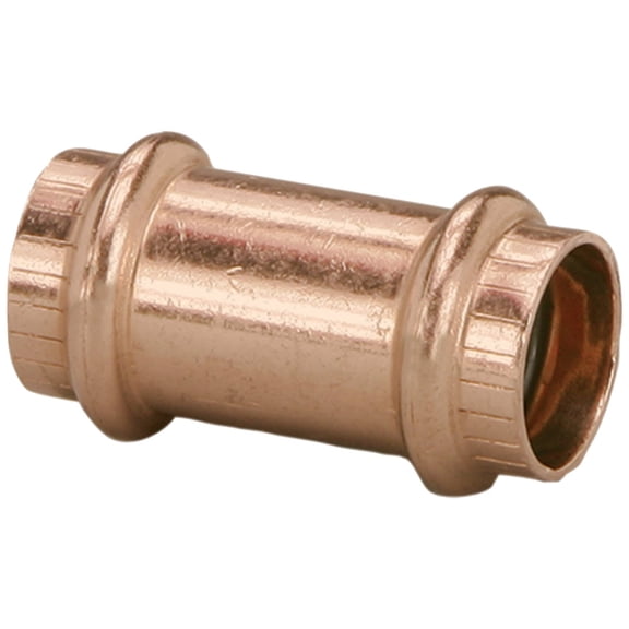 Viega 78177 ProPress Zero Lead Copper Coupling without Stop 3/4-Inch P x P J101