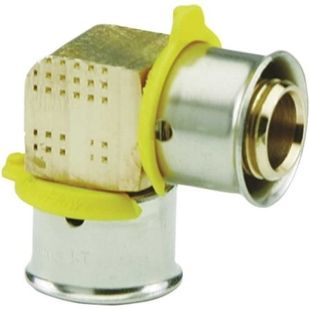 Viega 93540 PureFlow Press 90-Degree Elbow 3/4 in. x 3/4 in. Zero Lead Bronze