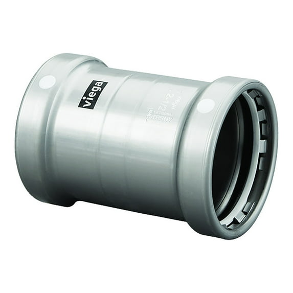 Viega Coupling No Stop,3" Tube Sz,3" Pipe Sz 26690