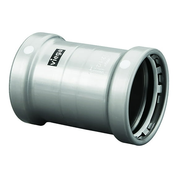 Viega Coupling No Stop,4" Tube Sz,4" Pipe Sz 26695