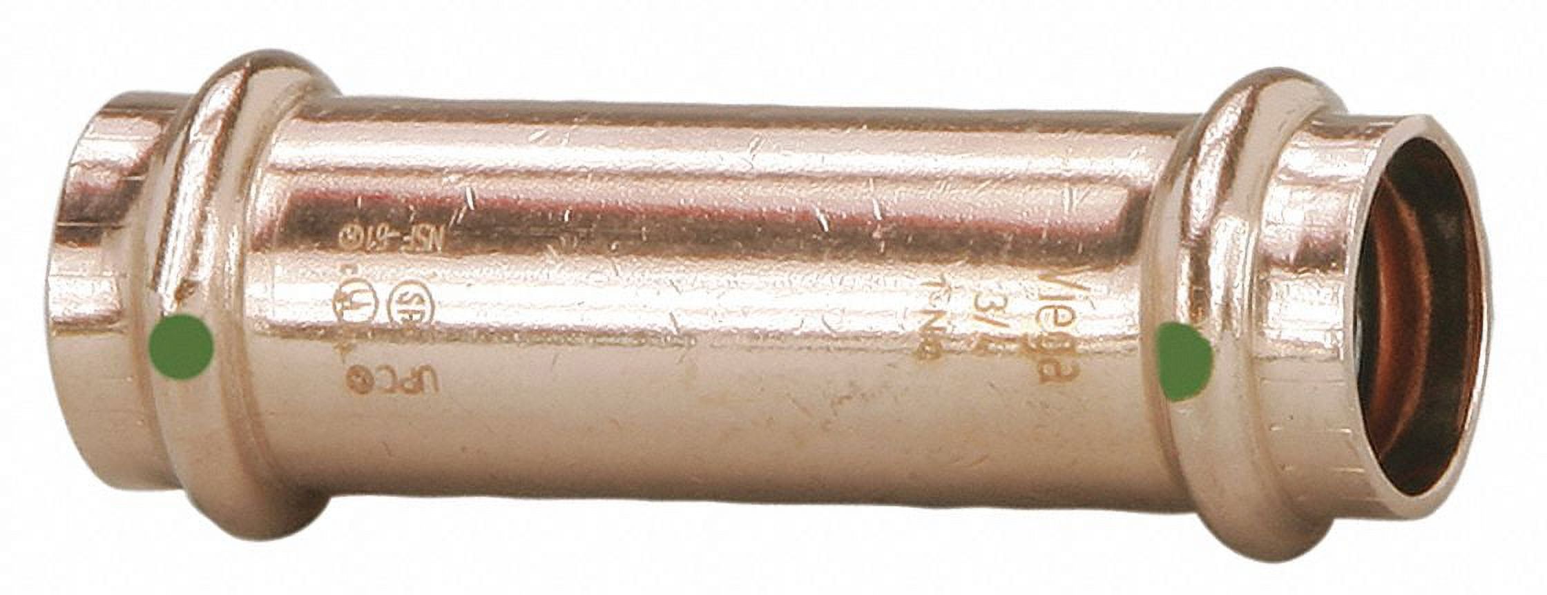 Viega ProPress 1" Extended Coupling w/o Stop Double Press Connection Smart Connect