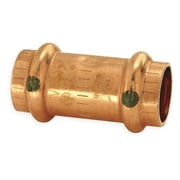 Viega ProPress 3/4 Press Coupling without Stop in Copper - 78177