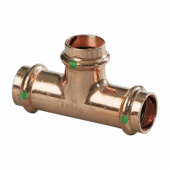 Viega Viega ProPress tee, 1/2" x 1/2" x 3/4" 77382