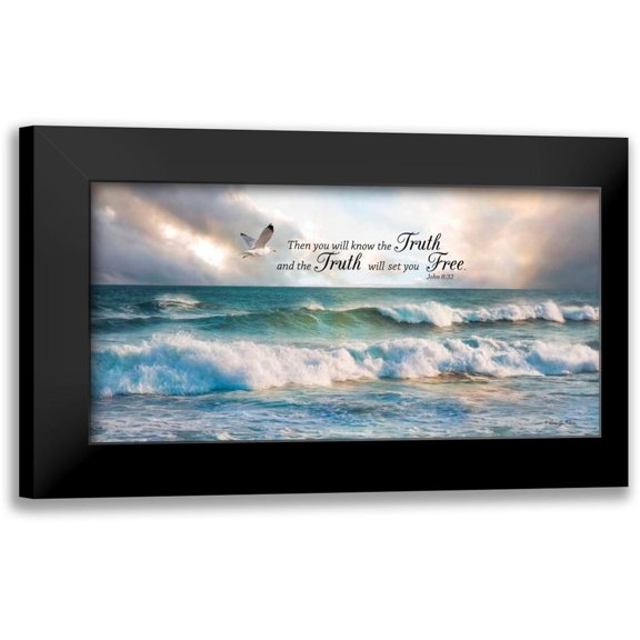 Vieira, Robin-Lee 14x9 Black Modern Framed Museum Art Print Titled - The Truth