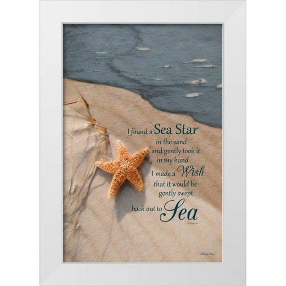 Vieira, Robin-Lee 17x24 White Modern Wood Framed Museum Art Print Titled - The Wish