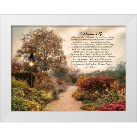 Vieira, Robin-Lee 18x15 White Modern Wood Framed Museum Art Print Titled - Celebration of Life