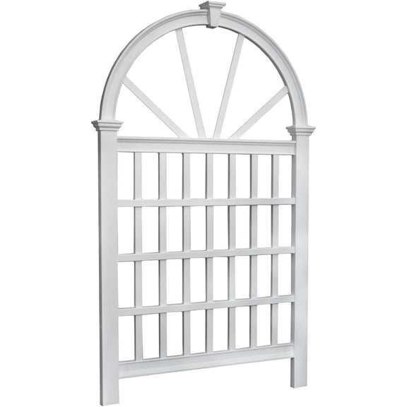 Vienna 49"W x 84"H Vinyl Trellis