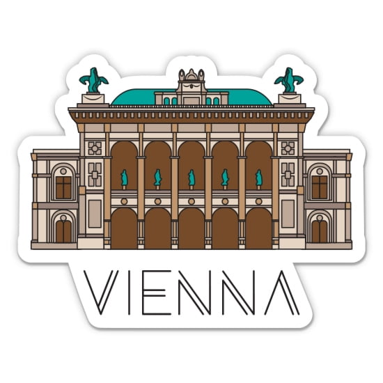 Windows Vienna Sticker Vienna Austria - 5