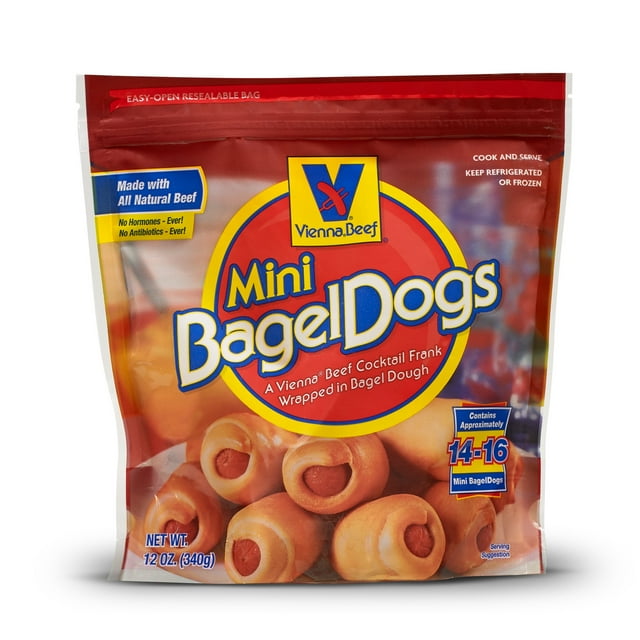 Vienna Beef Natural Mini Bagel Dogs, 12 oz.