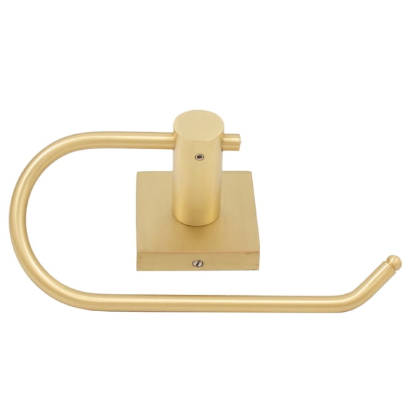 Vienna European Toilet Paper Holder, Satin Brass by Stone Harbor Hardware