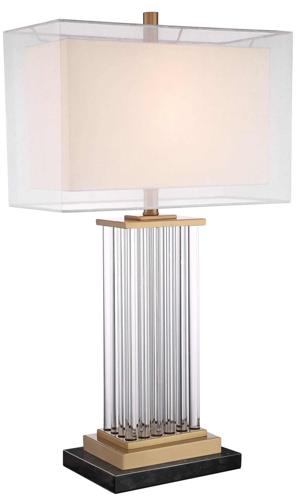 Vienna Full Spectrum Darcia Modern Table Lamp with Black Riser 29