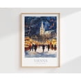 thumbnail image 1 of Vienna Market Austria Home Decor Poster Wall Art Poster, Unframed Size 8x12, 1 of 4