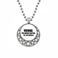 thumbnail image 1 of Vienna Music Capital Of The World Necklaces Pendant Retro Moon Stars Jewelry, 1 of 4