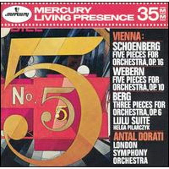 Pre-Owned Vienna: Music by Schoenberg, Webern and Berg (CD 0028943200622) Helga Pilarczyk (soprano), London Symphony Orchestra, Antal Dorti (conductor)