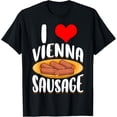 thumbnail image 1 of Vienna Sausage Cute T-ShirtMen and women, White Black T-shirt, size: Extra large S-2024XL, 1 of 4