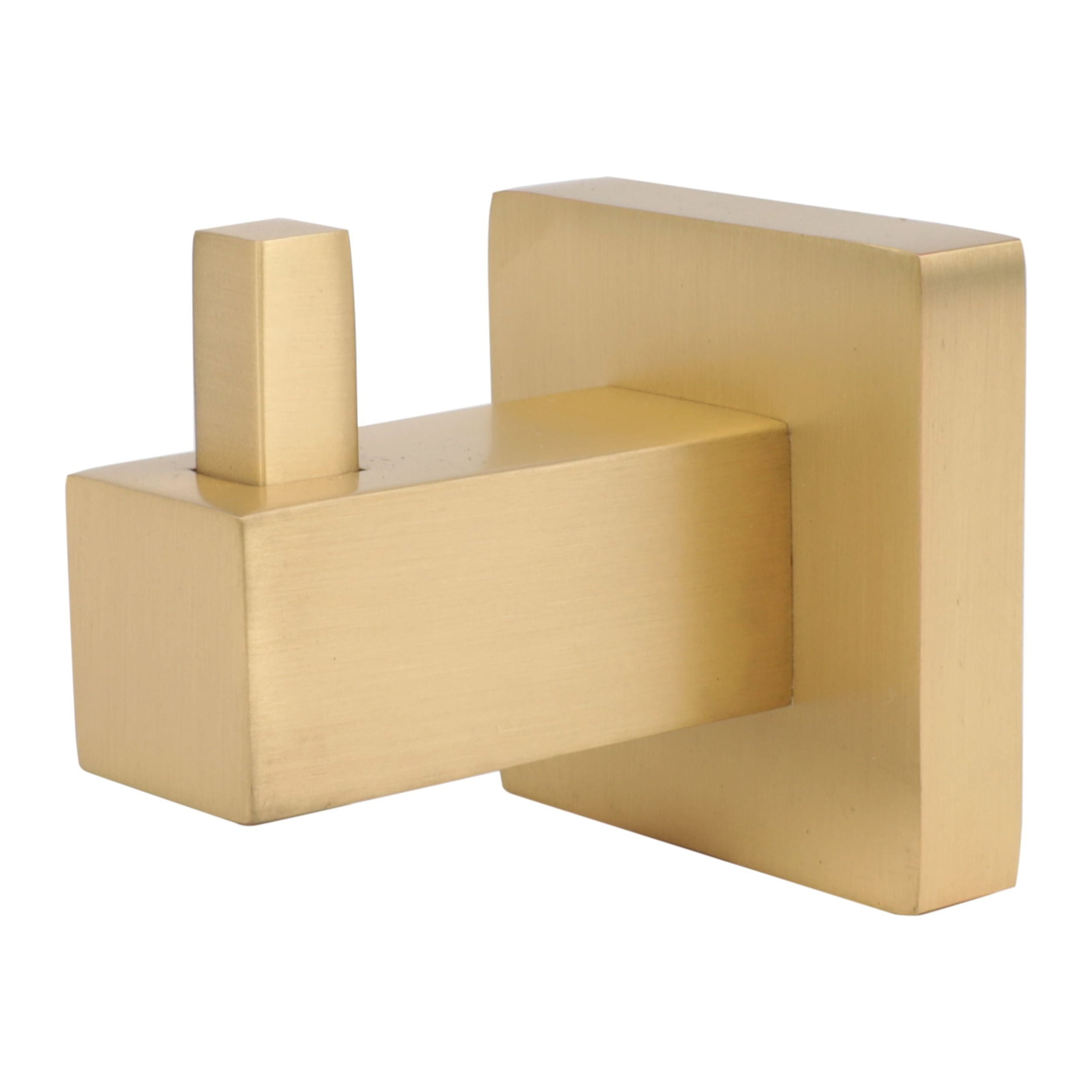 Matte Gold Wall Mounted J-Hook Robe Hook