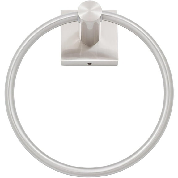 Vienna Towel Ring, Satin Nickel by Stone Harbor Hardware