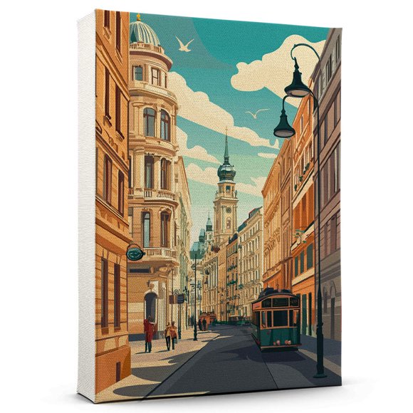 Vienna Travel Canvas, Austria Canvas Print,Vienna Canvas Wall Art,Austria Travel Wall Art, Travel Print, Travel Gift -103AZ1448
