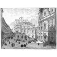thumbnail image 1 of Vienna University Platz. Nthe Old University Platz At Vienna Austria. Wood Engraving 1886. Poster Print by, 1 of 3
