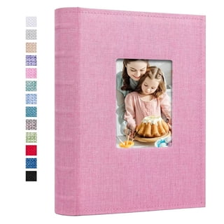 Vienrose Photo Album 4x6 300 Pockets Linen Frame Cover with Memo Areas Photobook Large Capacity Pictures Book for Wedding Family Baby Vacation
