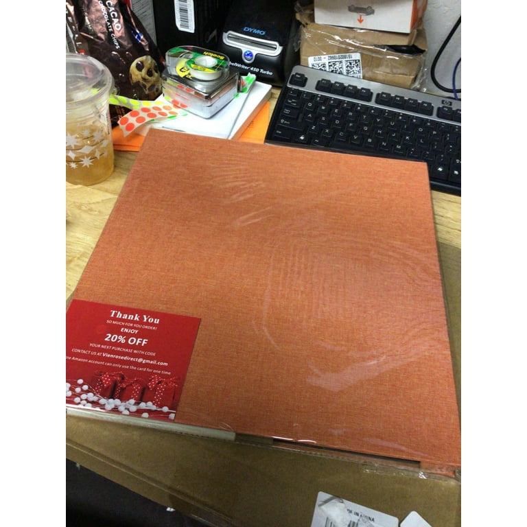Vienrose Photo Album Self Adhesive 3x5 4x6 5x7 8.5x11 Magnetic Scrapbook  Album DIY Length 11 x Width 10.8 (Inches) with A Metallic Pen