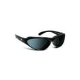 thumbnail image 1 of 7eye Viento Wind-Blocking Padded Polarized Sunglasses for Outdoors, UV400, Polarized Gray Lenses, Glossy Black, Small & Medium, 1 of 5