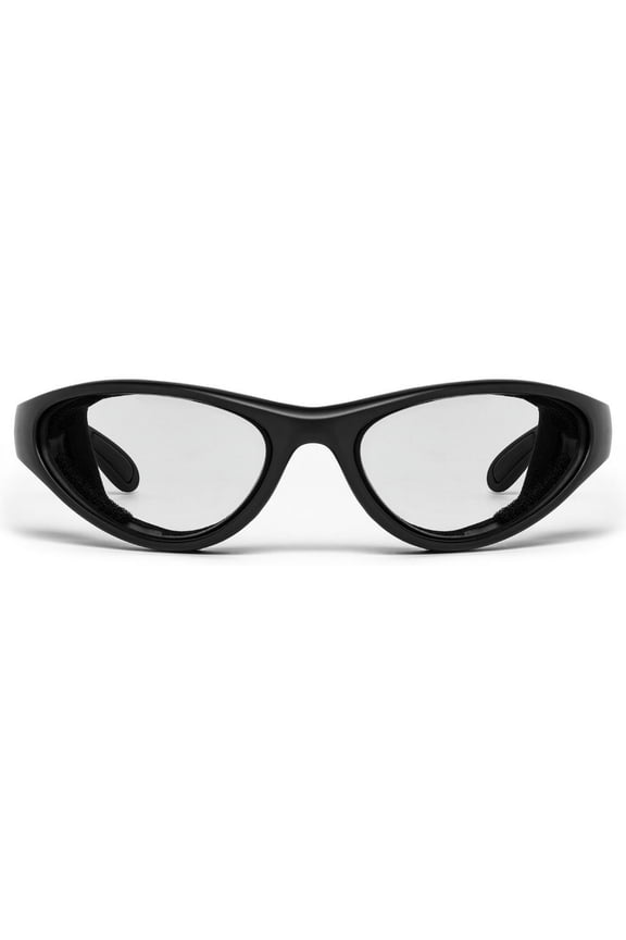 Viento AirShield Sunglasses,Matte Black Frame,SharpView Clear Lens,S-M 150