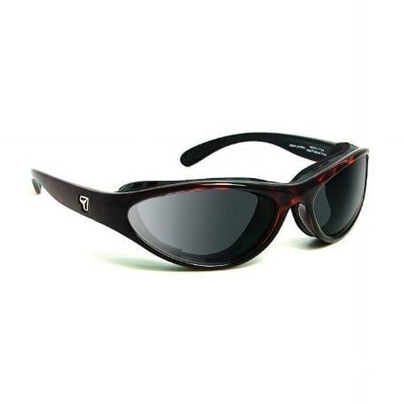 Viento Sharp View Gray Sunglasses- Dark Tortoise - Small & Medium
