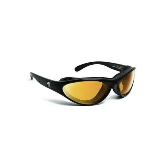 Viento Sharp View Yellow Sunglasses- Matte Black - Small & Large