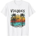 thumbnail image 1 of Vieques Puerto Rico T-ShirtMen and women, Black T-shirt, size: Extra large S-4XL, 1 of 4