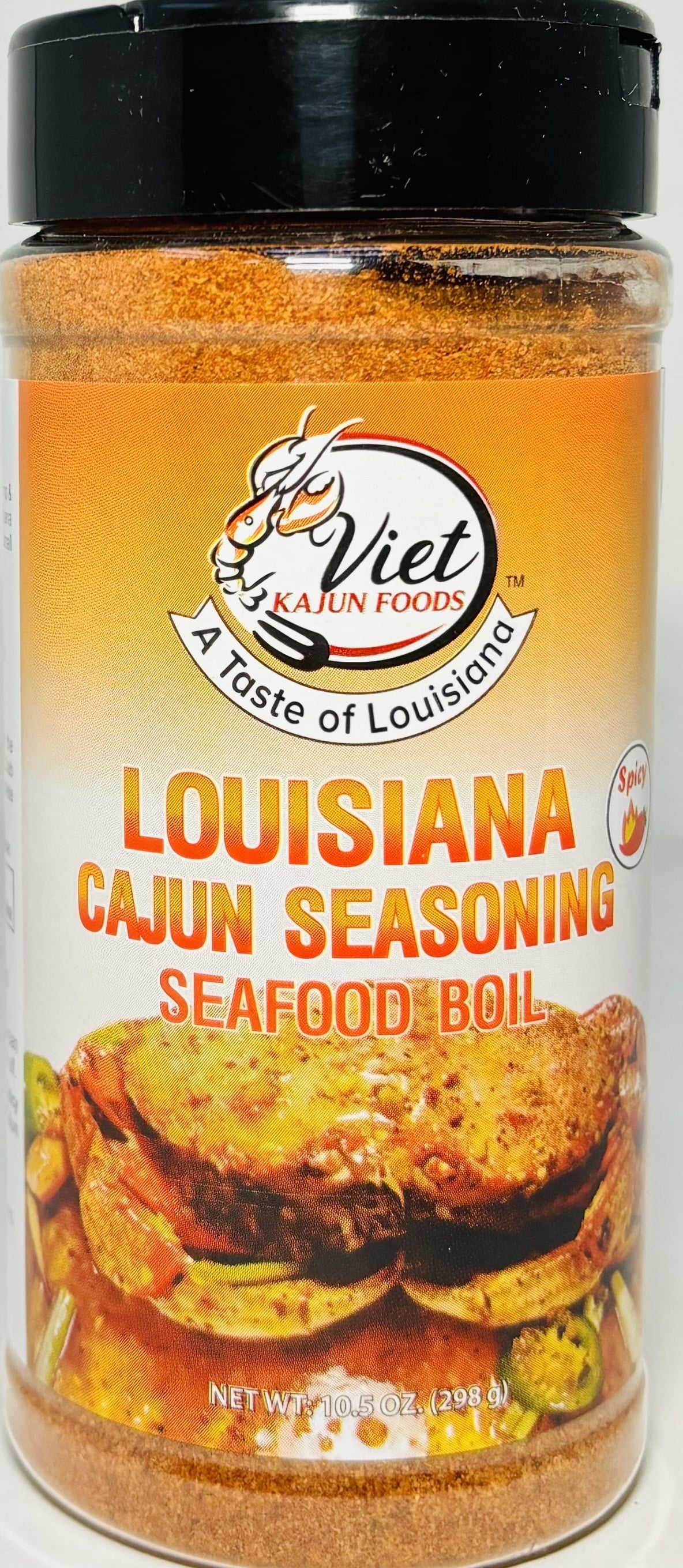Viet Cajun Louisiana Cajun Seasoning (Seafood Boil), 10.5 Oz, 1 Pack, Made in USA