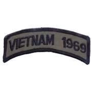 Vietnam 1969 Patch Green 3 1/2"