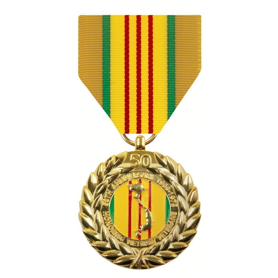Vietnam 50th Anniversary Commemorative Medal Anodized