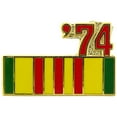 thumbnail image 1 of Eagle Emblems P14802 Pin - Ribbon, Vietnam, 74 ft. - 0.88 in., 1 of 1