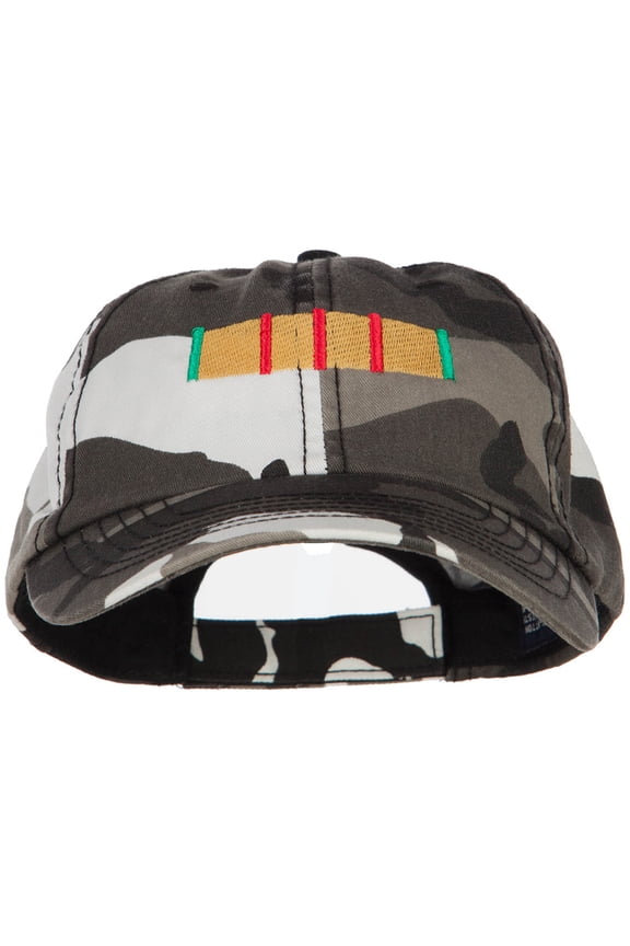 Vietnam Campaign Ribbon Embroidered Enzyme Camo Cap - City OSFM