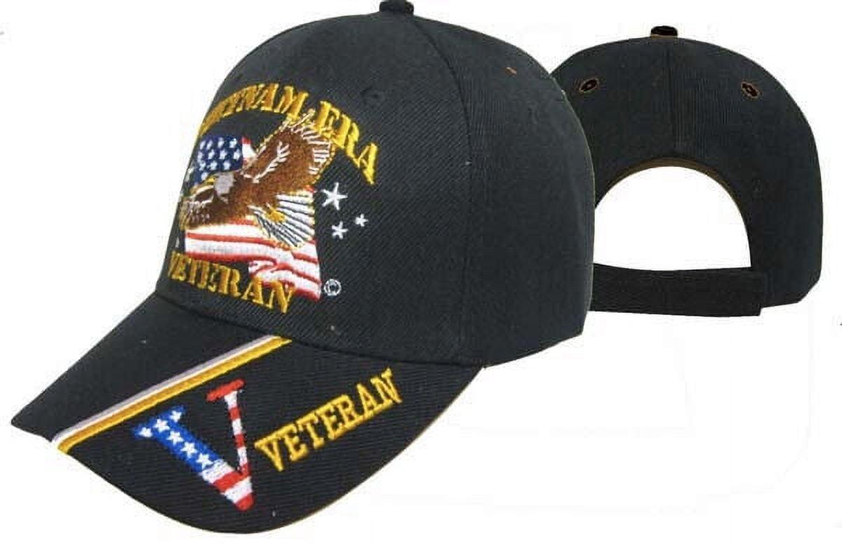 Berretto Baseball Vietnam ERA Cap, NDSM, Servizio Onorevole, Nero, Cotone, Regolabile, Trade Winds - 3