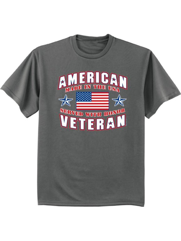 Vietnam Iraq Gulf War Afghanistan Veteran T-shirt Mens Graphic Tee