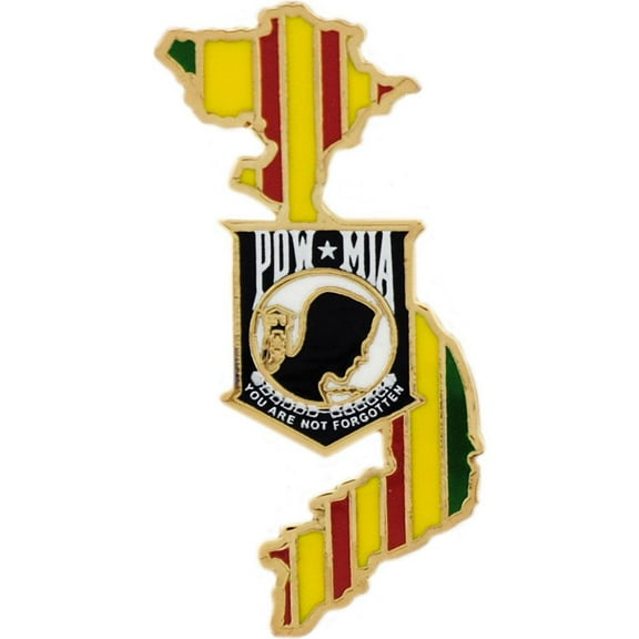 Vietnam POW MIA Country Military Lapel Pin