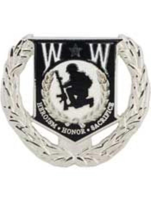P16223 Pin - Wounded Warrior Wreath - 1.5 in.