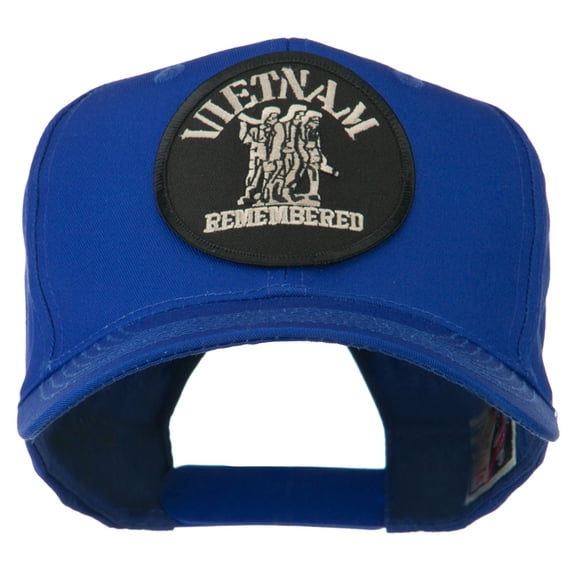 Vietnam Remembered Military Patched High Profile Cap - Royal OSFM
