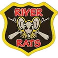 thumbnail image 1 of Vietnam River Rats Patch Black & Red 3", 1 of 1