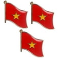 thumbnail image 1 of Vietnam Single Flag Lapel Pins, pack of 3, 1 of 4