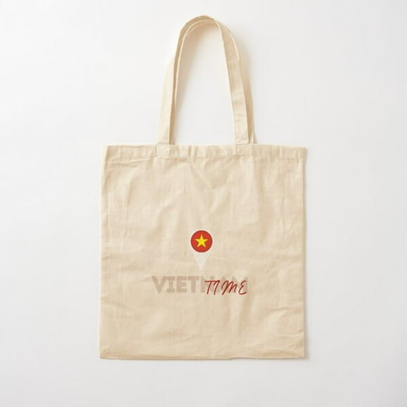 Vietnam Time Cotton Tote Bag Canvas Tote Bag, Family Gift For Mother, Her
