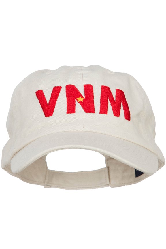 Vietnam VNA Flag Embroidered Low Profile Cap - Putty OSFM