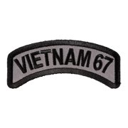 Vietnam 67 Rocker Patch, Vietnam Veteran Patches.